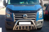 Volkswagen Crafter 2006-2016 Defensa Delantera WT002 (Acero Inoxidable) foto 2