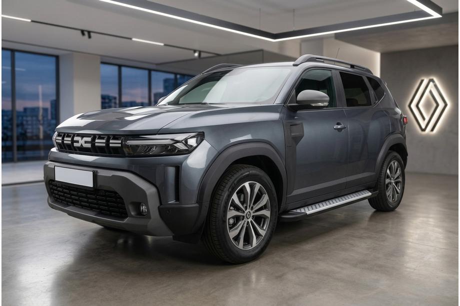Renault Duster 2024- Estribos laterales Allmond Grey (2 uds., aluminio) Image