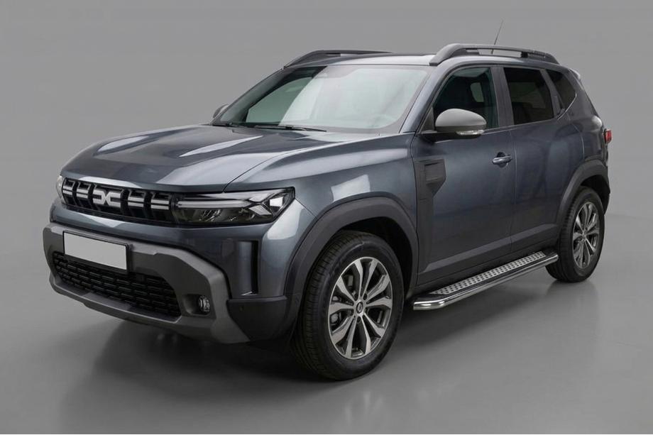 Renault Duster 2024- Estribos Laterales Maydos V2 (2 uds., Aluminio y Acero Inoxidable) Foto 1