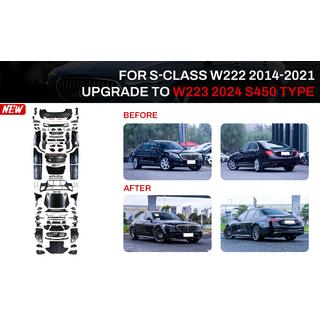 Kit de restyling a W223 AMG Line (con manijas de puertas e insertos)