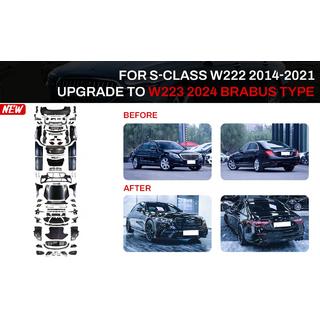 Kit de restyling a W223 BRB (con manijas de puertas y insertos)