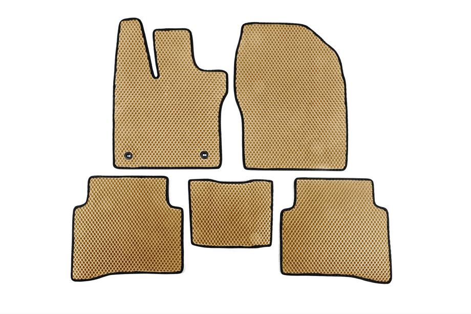 Toyota Prius 2023- Alfombrillas EVA (Beige) Image