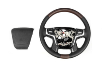 Toyota Land Cruiser Prado 150 2009-2023 Volante calefactable (madera oscura) foto 6