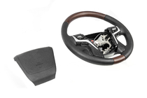 Toyota Land Cruiser Prado 150 2009-2023 Volante calefactable (madera oscura) foto 8