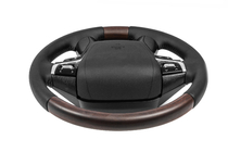 Toyota Land Cruiser Prado 150 2009-2023 Volante calefactable (madera oscura) foto 5