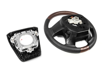 Toyota Land Cruiser Prado 150 2009-2023 Volante calefactable (madera oscura) foto 11