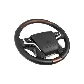 Volante calefactable (madera oscura) Toyota Land Cruiser Prado 150 2009-2023 foto 3