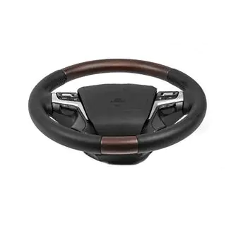 Volante calefactable (madera oscura) Toyota Land Cruiser Prado 150 2009-2023 foto 2
