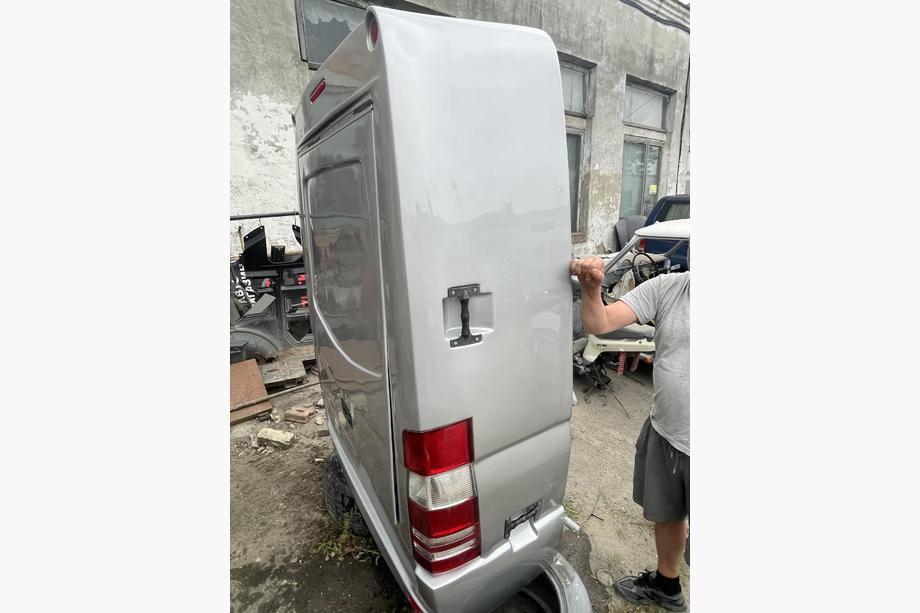 Mercedes Sprinter W906 2006–2018 Baca de Techo (Gris) Foto 3