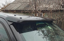 Nissan Navara 2006-2015 Visera para parabrisas (en el marco) foto 2