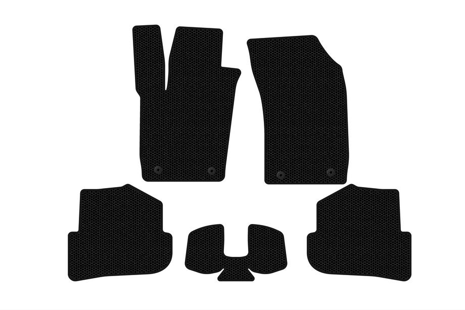 Audi A1 2010-2018 Alfombrillas de goma Carsuit (HB, 3 puertas, negras) Image