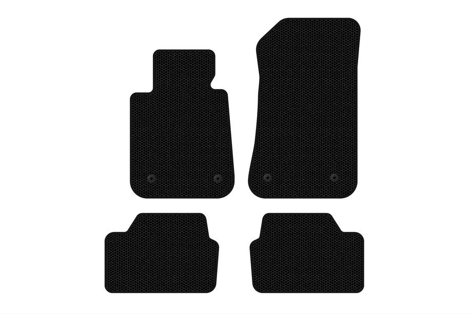 BMW 1 Series E81/E82/E87/E88 2004-2011 Alfombrillas de Goma Carsuit (Negras) Foto 1