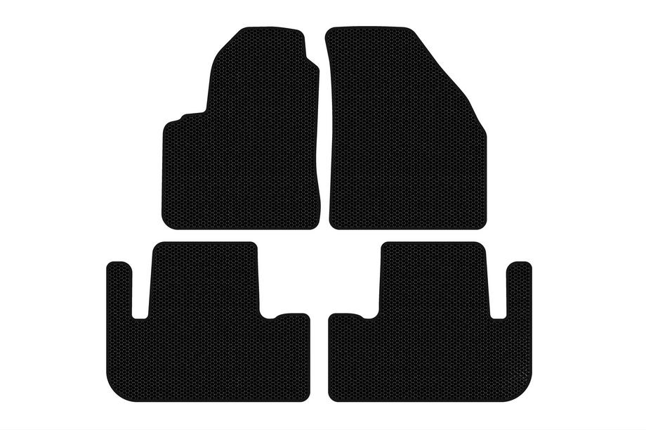Chevrolet Tacuma/Rezzo 2000-2008 Alfombrillas de Goma Carsuit (Negras) Image