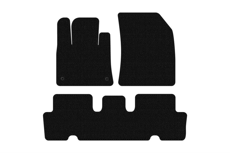 Citroen C-4 Picasso 2013–2022 Alfombrillas de Goma Carsuit V1 (Negras) Foto 1