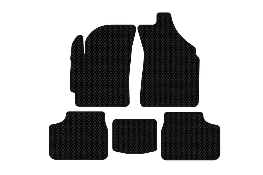 Daewoo Matiz 2009-2015 Alfombrillas de Goma Carsuit (Negras) Image
