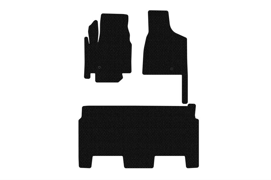 Dodge Grand Caravan V 2008-2020 Alfombrillas de Goma Carsuit (2008-2020, 2 Filas, 8 Plazas/Equipamiento SXT, Negro) Foto 1