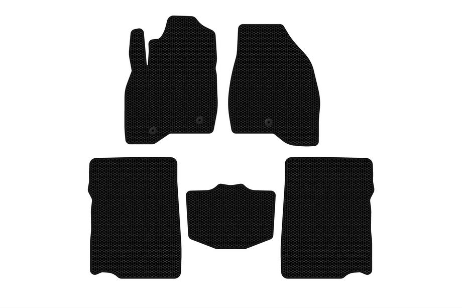 Ford Explorer 2011-2019 Alfombrillas de goma Carsuit (2017-2019, 2ª fila, 7 plazas, negras) Foto 1