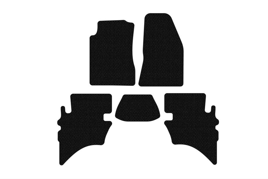 Ford Ranger 2002-2006 Alfombrillas de Goma Carsuit (Negras) Foto 1