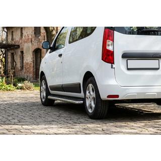 Estribos Laterales Maydos V1 (2 uds., Aluminio y Acero Inoxidable) Dacia Dokker 2013-2022 foto 1