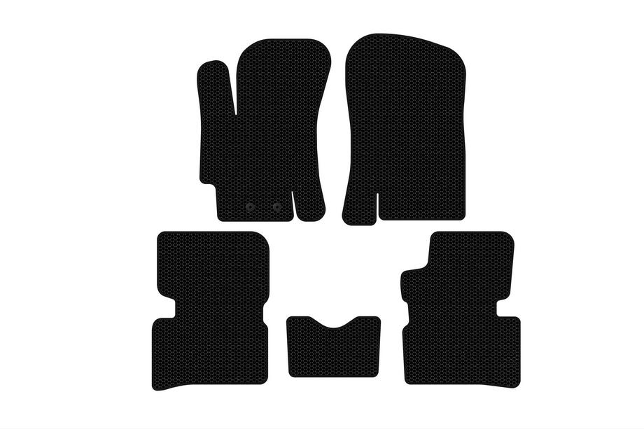 Hyundai Accent 2006-2010 Alfombrillas de goma Carsuit (SD, negras) Image