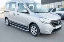 Dacia Dokker 2013-2022 Estribos Laterales Tayga (2 uds., Aluminio) foto 1