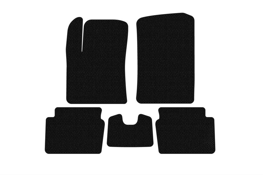 Hyundai I-10 2008-2013 Alfombrillas de Goma Carsuit (HB, negras) Image