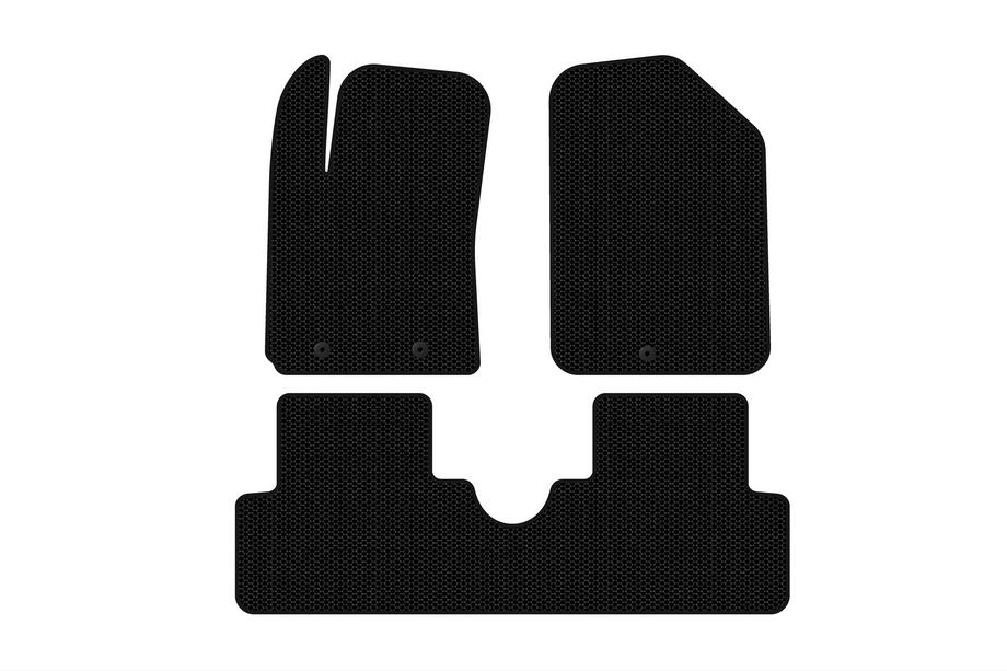 Hyundai I-10 2014-2017 Alfombrillas de Goma Carsuit (HB, negras) Image