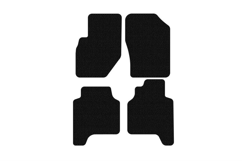 Hyundai Terracan 2001-2007 Alfombrillas de Goma Carsuit (Negras) Image