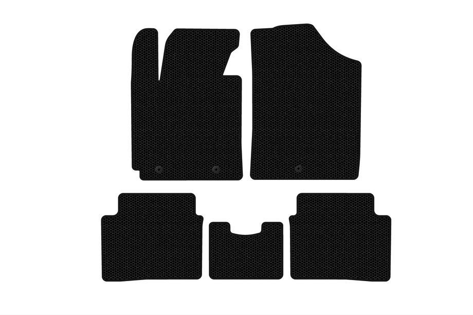 Hyundai Veloster 2011-2017 Alfombrillas de Goma Carsuit (Negras) Image