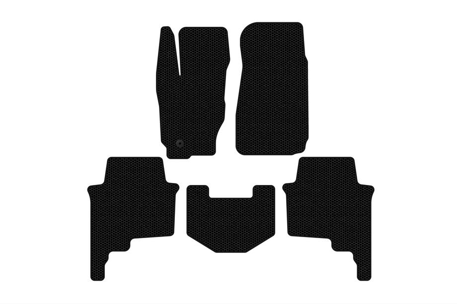 Jeep Commander 2005-2010 Alfombrillas de Goma Carsuit (Negras) Image