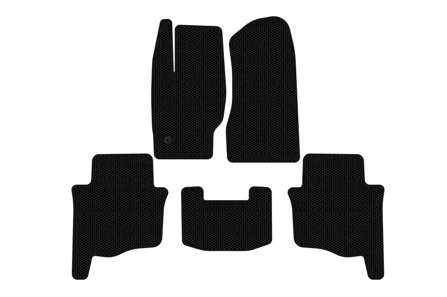Jeep Grand Cherokee WK 2004-2010 Alfombrillas de Goma Carsuit (Negras) Image