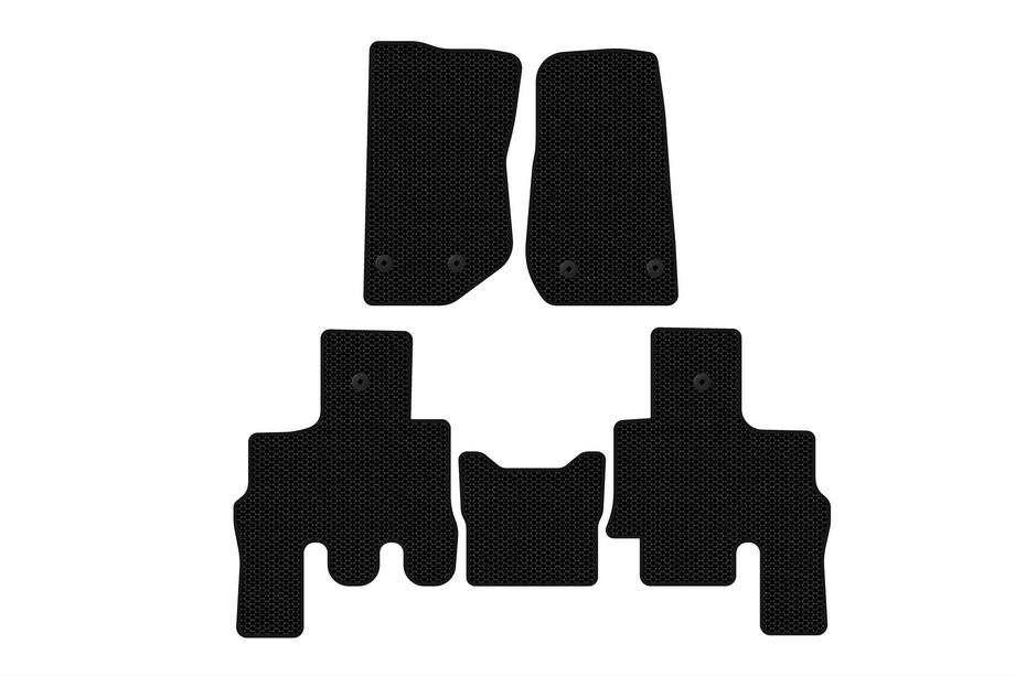 Jeep Wrangler 2007-2017 Alfombrillas de Goma Carsuit (Negras) Foto 1