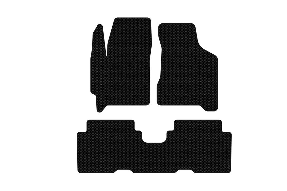 Kia Carens 1999-2012 Alfombrillas de Goma Carsuit (Negras) Image