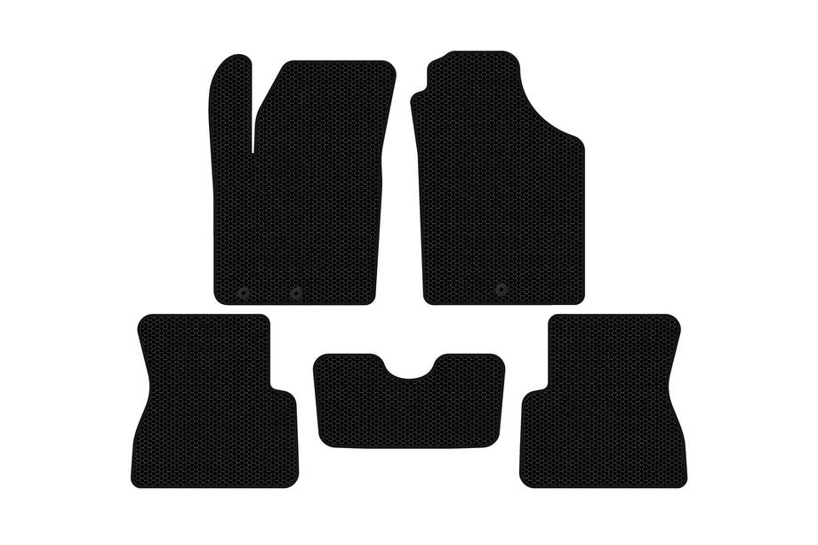 Kia Picanto 2011-2016 Alfombrillas de Goma Carsuit (Negras) Image