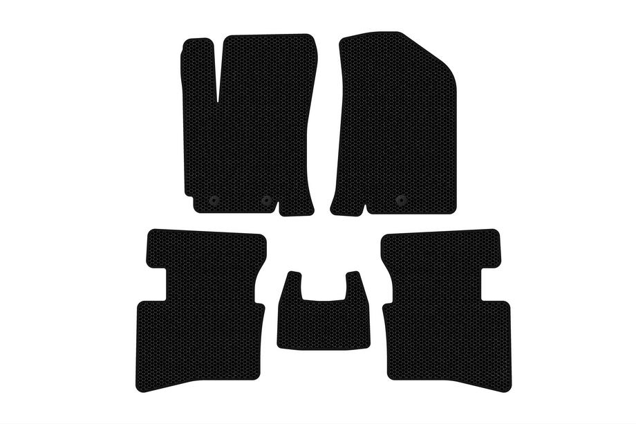 Kia Rio 2012-2017 Alfombrillas de Goma Carsuit V2 (Negro) Image
