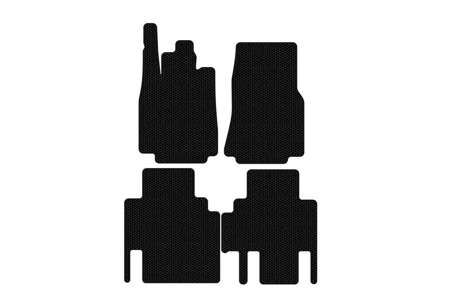 Mercedes Vaneo W414 2001-2005 Alfombrillas de Goma Carsuit (Negras) Image