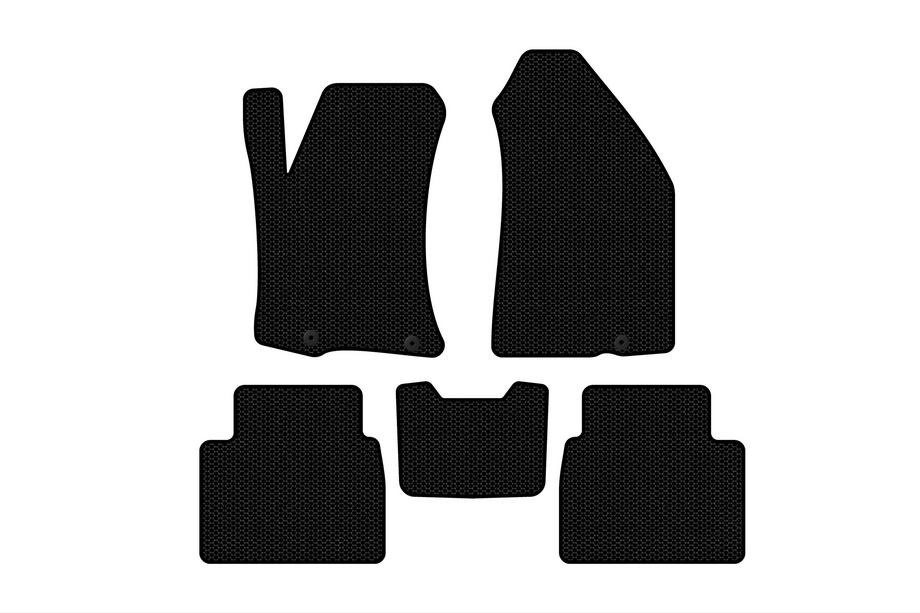Nissan Altima 2012-2018 Alfombrillas de goma Carsuit (SD, negras) Image