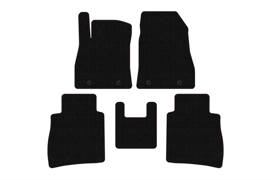 Nissan Sentra 2012-2019 Alfombrillas de goma Carsuit (SD, negras) Image