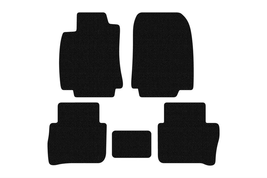 Nissan Tiida 2011-2014 Alfombrillas de Goma Carsuit (HB, negras) Image