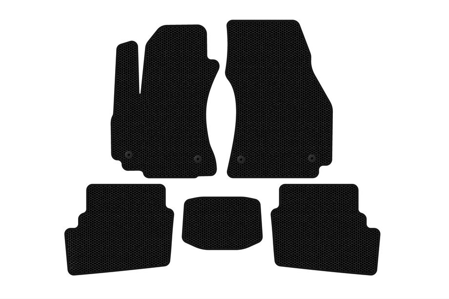 Opel Zafira A 1998-2005 Alfombrillas de goma Carsuit (2 filas, 2003-2005, 7 plazas, negras) Foto 1