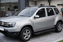 Dacia Duster 2008-2018 Estribos Laterales RedLine Black (2 uds., Aluminio) foto 1