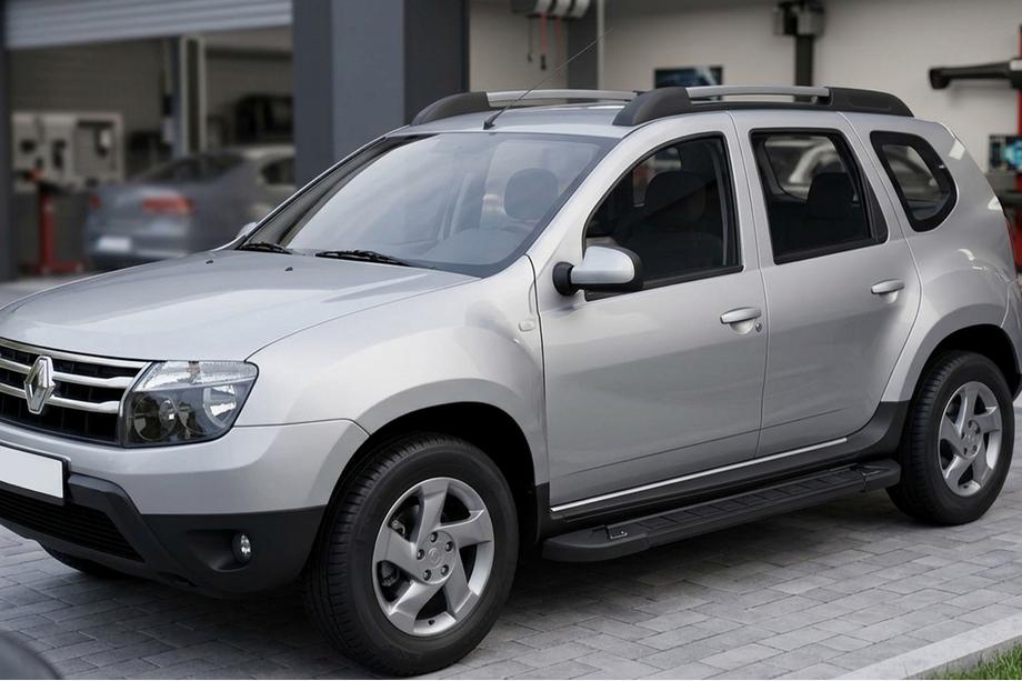 Dacia Duster 2008-2018 Estribos Laterales RedLine Black (2 uds., Aluminio) Image