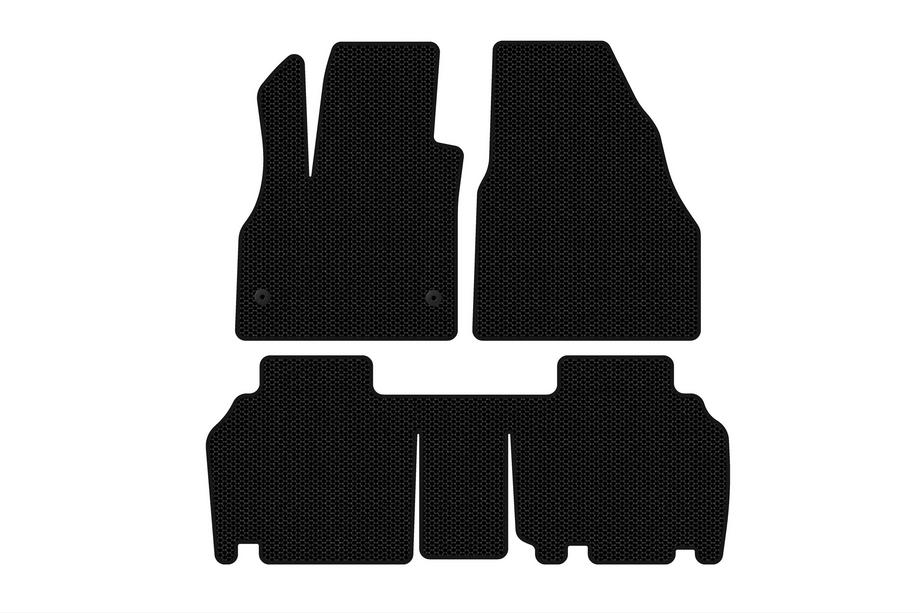 Renault Kangoo 2008–2020 Alfombrillas de goma Carsuit (2 filas, 5 puertas/7 plazas, negras) Foto 1