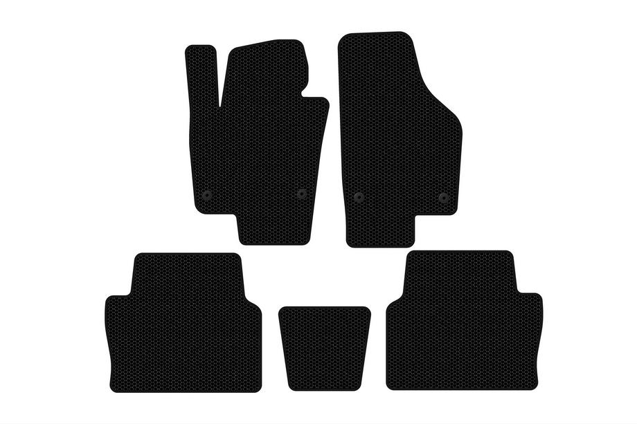 Seat Alhambra 2010- Alfombrillas de goma Carsuit (2 filas, negras) Image
