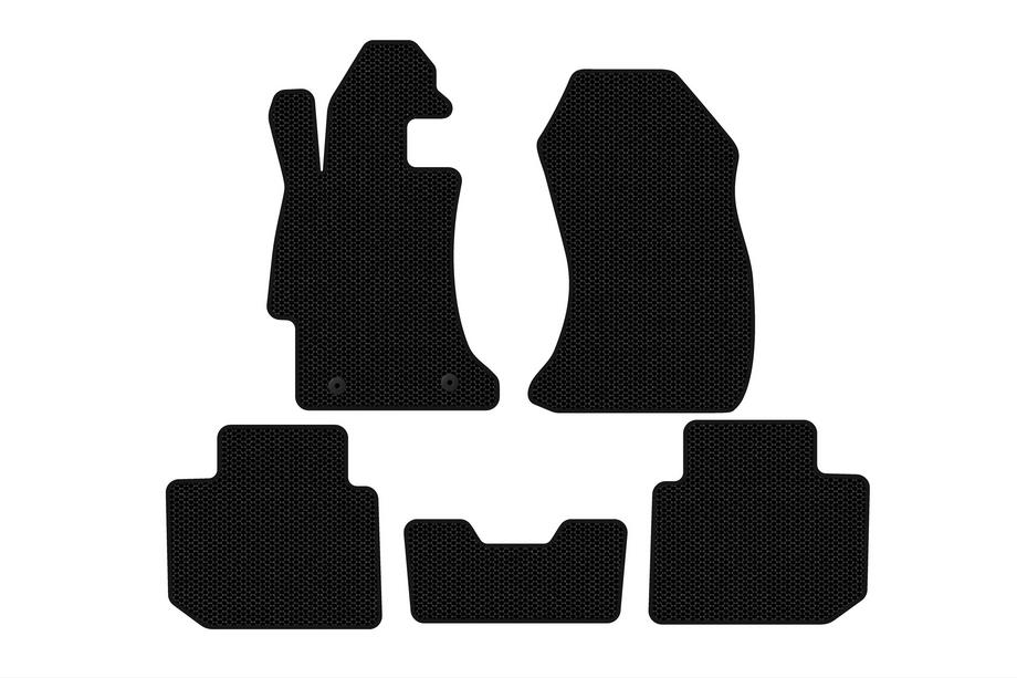 Subaru Impreza 2011-2016 Alfombrillas de goma Carsuit (SD, negras) Image