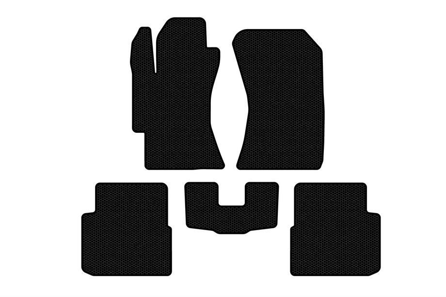 Subaru Impreza 2007-2011 Alfombrillas de Goma Carsuit (HB, negras) Image