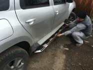 Renault Duster 2008–2017 Estribos Laterales Vison (2 uds., Aluminio y Acero Inoxidable) foto 3
