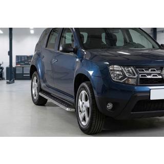 Estribos Laterales Maydos V1 (2 uds., Aluminio y Acero Inoxidable) Renault Duster 2008–2017 foto 1