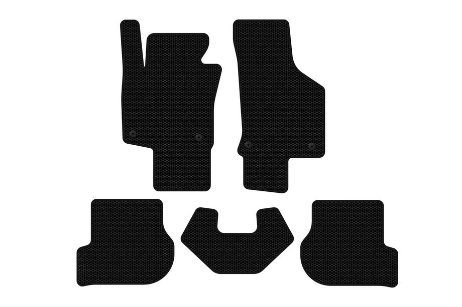 Volkswagen Scirocco 2008-2017 Alfombrillas de goma Carsuit (HB, 3 puertas, negras) Image