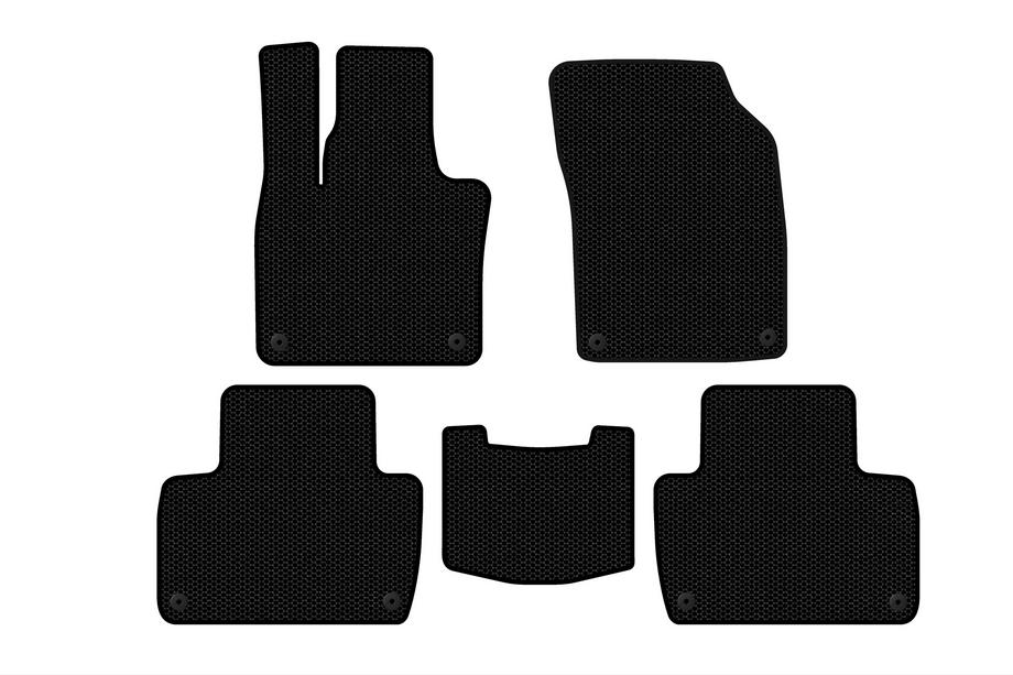 Volvo XC90 2015- Alfombrillas de goma Carsuit (2 filas, negras) Image